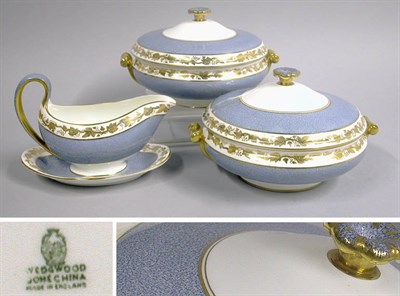 Lot 2747 - Three Wedgwood Porcelain Table Articles Two...