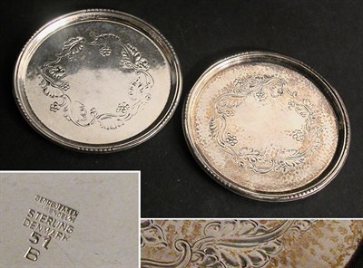 Lot 2750 - Pair of Georg Jensen Sterling Silver Small...