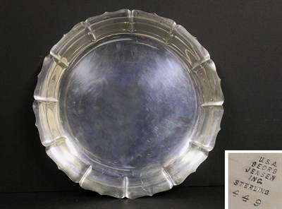 Lot 2754 - Georg Jensen USA Sterling Silver Circular Tray...