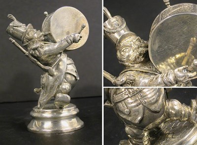 Lot 2761 - Continental Sterling Silver Novelty Figure of...