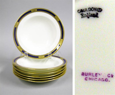 Lot 2764 - Twelve English Cauldon Porcelain Soup Plates...