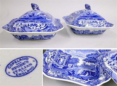 Lot 2812 - Pair of Spode's Blue and White Earthenware...