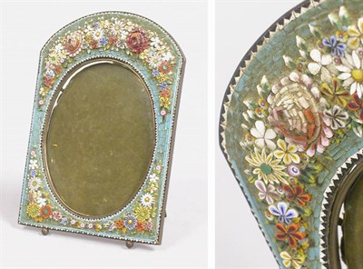 Lot 2815 - Italian Micro Mosaic Picture Frame