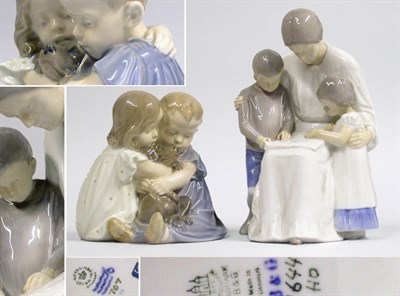 Lot 2816 - Two Royal Copenhaged Porcelain Figures of...
