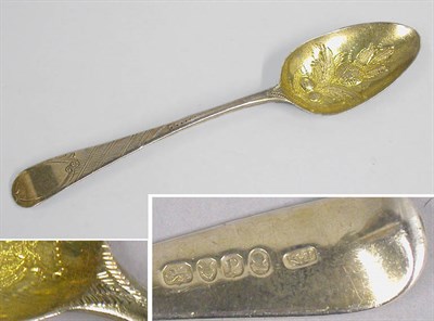 Lot 2838 - George III Sterling Silver Berry Spoon Thomas...