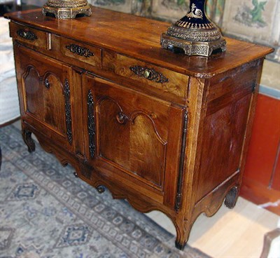 Lot 581 - Provincial Louis XV Style Fruitwood Buffet