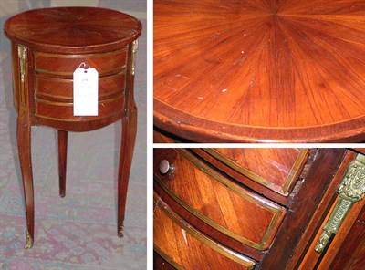 Lot 2579 - Louis XVI Style Bronze Mounted Inlaid Walnut...