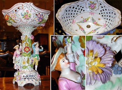 Lot 385 - Dresden Porcelain Compote
