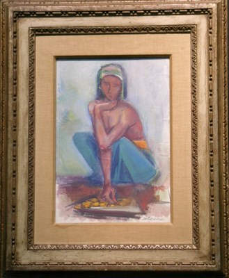 Lot 67 - Maurice H. Sterne American, 1877-1957 GIRL...
