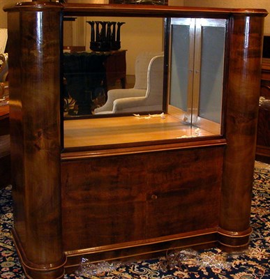 Lot 1080 - Art Deco Style Mahogany Side Cabinet...