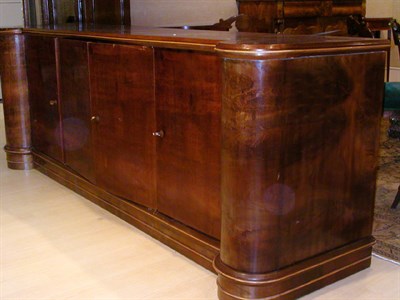 Lot 1085 - Art Deco Style Mahogany Sideboard Height 35...