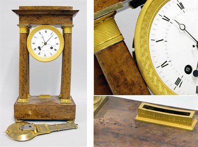 Lot 2296 - Empire Style Gilt-Bronze Mounted Burl-Walnut...