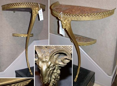 Lot 2632 - Pair of Louis XVI Style Gilt-Metal Two-Tier...
