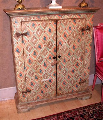 Lot 2593 - French Provincial Style Painted Pine Cupboard...