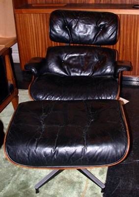 Lot 120A - Lounge Chair and Ottoman Designed by Charles...