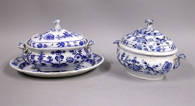 Lot 2285 - Two Meissen Porcelain Two-Handled Covered...