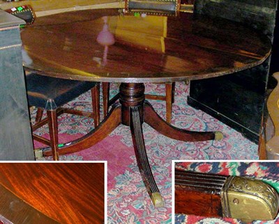 Lot 242 - George III Style Cross-Banded Mahogany...