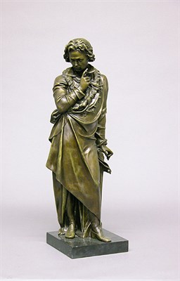 Lot 2657 - French Patinated-Bronze Figure of a Male After...