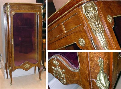 Lot 502 - Louis XV Style Walnut Vitrine