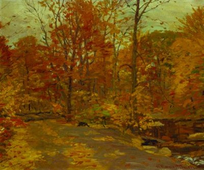 Lot 156 - Robert Emmett Owen 1878-1957 AUTUMN WOODS...