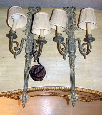 Lot 389 - Pair of Neoclassical Style Gilt-Metal...