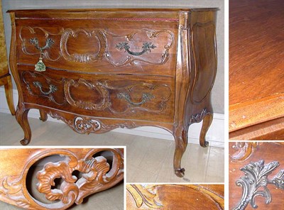Lot 350 - Regence Style Walnut Commode