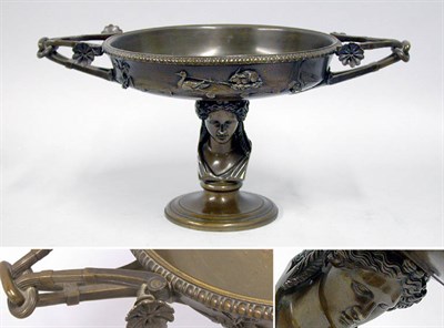 Lot 2257 - French Gilt and Patinated-Bronze Two-Handled...