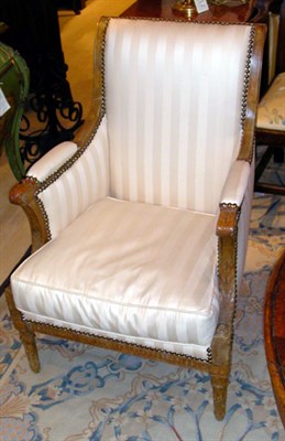Lot 474 - Louis XVI Style Fruitwood Bergere