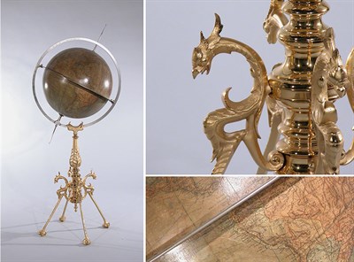 Lot 2313 - Juvet & Co. Terrestrial Relative Time Globe...
