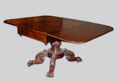 Lot 2332 - Classical Mahogany Drop-Leaf Table New York,...