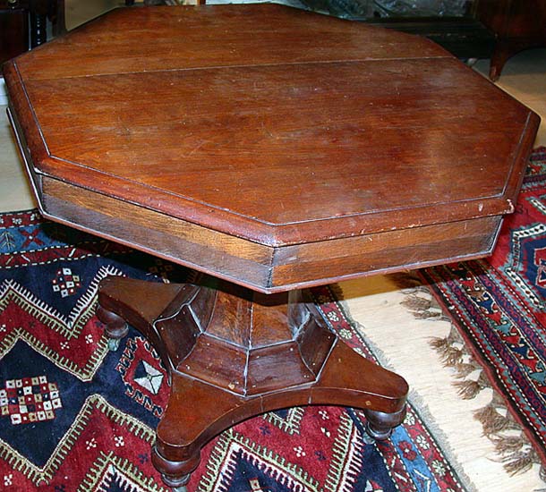 Lot 3310 - American Restauration Mahogany Center Table...