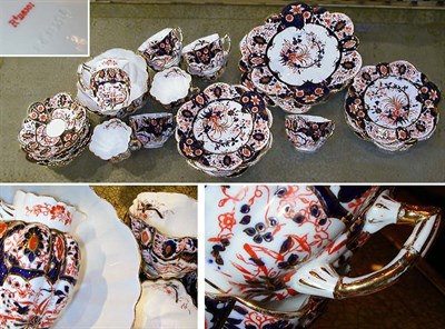 Lot 503 - English Porcelain Partial Tea Service...