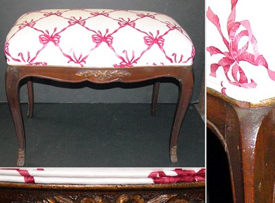 Lot 147 - Louis XV Style Fruitwood Stool