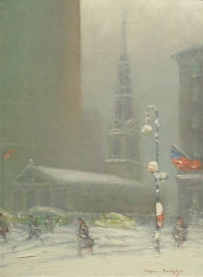 Lot 203 - Johann Berthelsen 1883-1972 ST. PAUL'S CHAPEL,...
