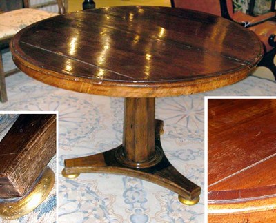 Lot 473 - Regency Style Mahogany Tilt-Top Pedestal Table