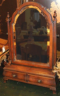 Lot 2209 - Victorian Mahogany Shaving Mirror