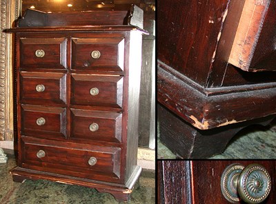 Lot 2300 - Mahogany Spice Chest