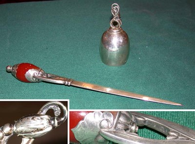Lot 2437 - Two Georg Jensen Sterling Silver Articles...
