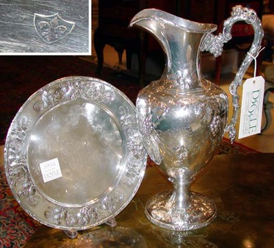 Lot 2452 - Gorham Sterling Silver Ewer and an Associated...