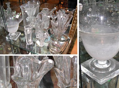 Lot 2268 - Group Clear Glass Articles Comprising six...