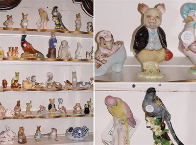 Lot 2344 - Group of Porcelain Figures of Animals Mostly...