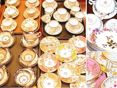 Lot 2498 - Miscellaneous Group of Porcelain Teacups and...