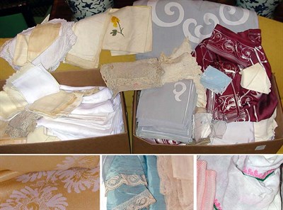 Lot 2566 - Two Boxes of Table Linens