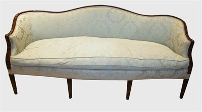Lot 573 - George III Style Mahogany Sofa