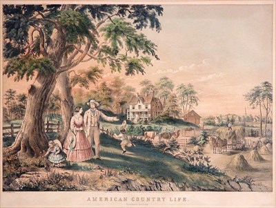 Lot 2037 - Currier & Ives, publishers AMERICAN COUNTRY...
