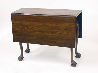 Lot 2211 - Chippendale Walnut Drop-Leaf Table The...