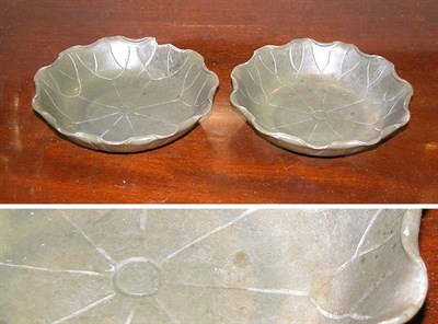 Lot 511 - Pair of Chinese Carved Hardstone Bowls