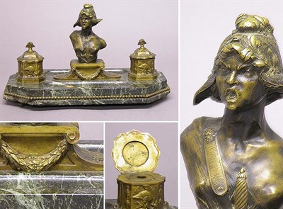 Lot 2469 - Napoleon III Gilt and Patinated-Bronze and...
