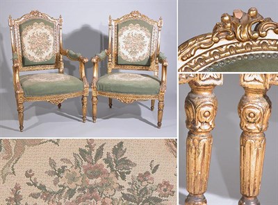Lot 2281 - Pair of Transitional Louis XV/XVI Style...