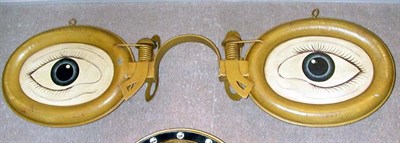 Lot 599 - Painted Metal Optician's Advertising Sign